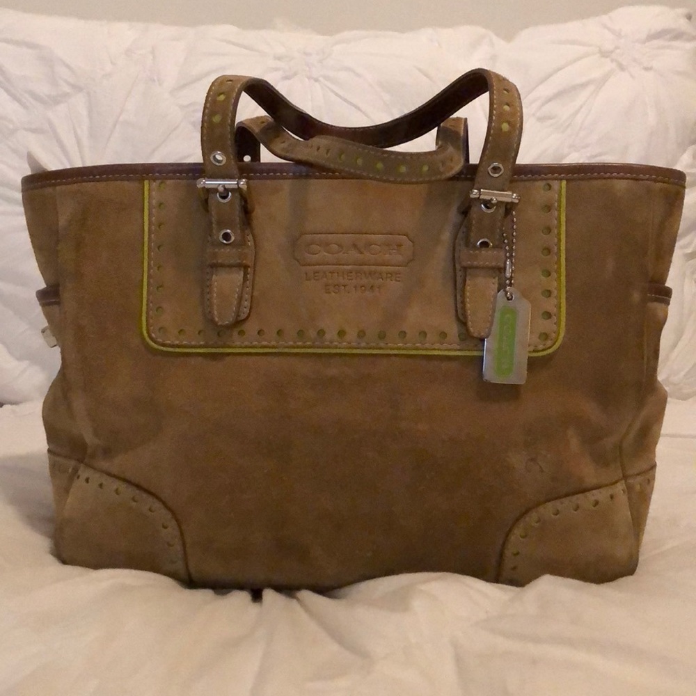 Coach Suede Satchel